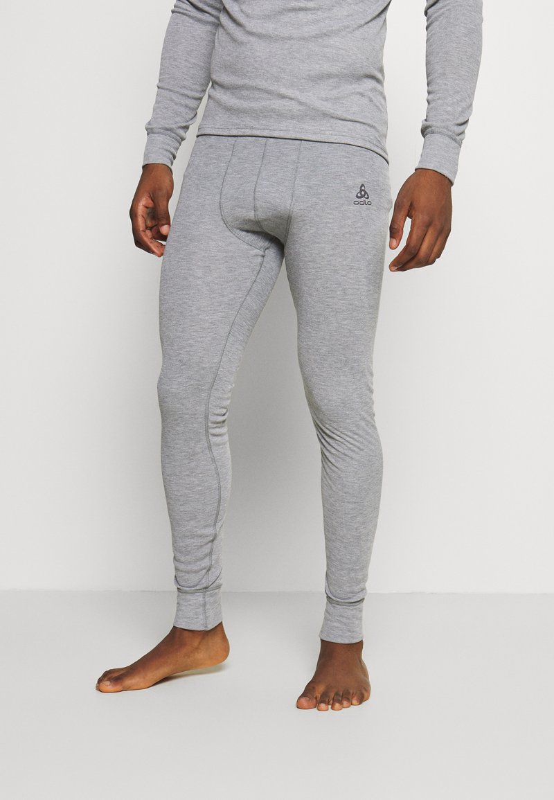 ODLO BOTTOM LONG ACTIVE WARM - Camada base - grey melange