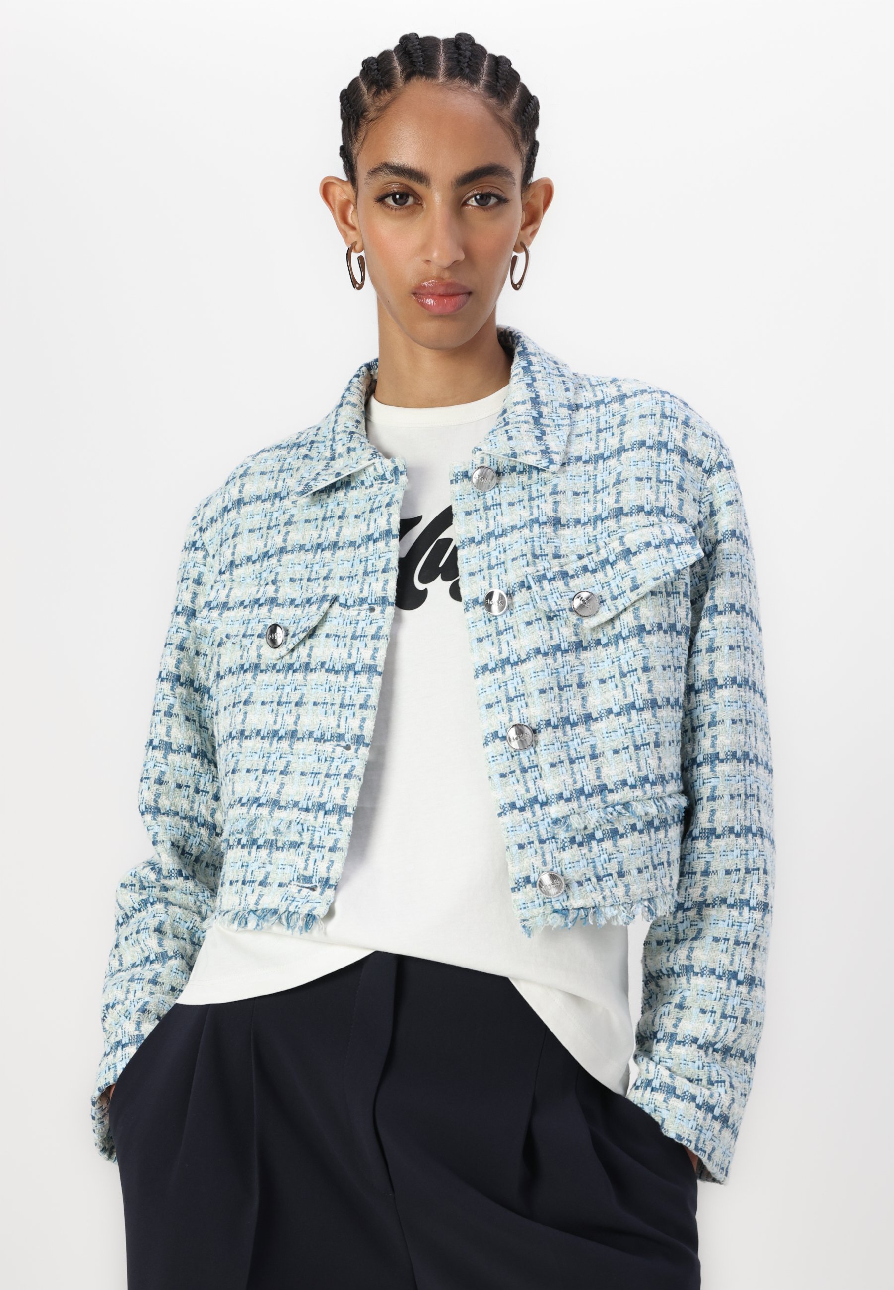 BOSS JAFRESI - Light jacket - open miscellaneous/multi-coloured