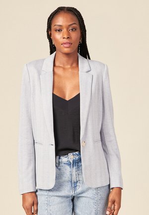 GERADE GESCHNITTENE  - Blazer - bleu gris