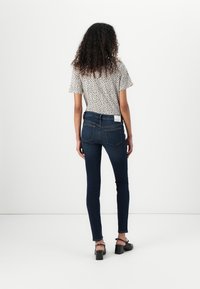 TOM TAILOR DENIM TTJONA Skinny - Vaqueros pitillo - used dark stone blue denim