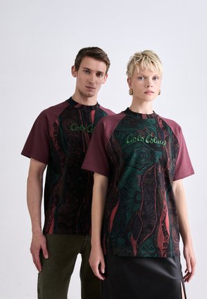 UNISEX - Print T-shirt - bordeaux