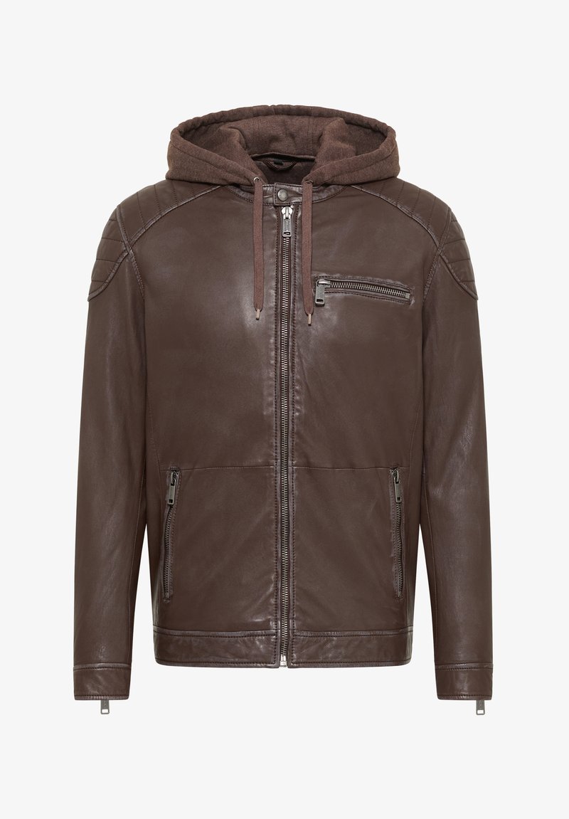 Mustang Lederjacke - braun