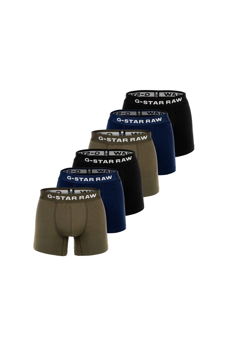 G-STAR 6ER PACK - Calzoncillos - blau schwarz grün