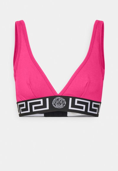 Versace UNDERWEAR TOPEKA STRETCH - Liemenėlė su trikampio formos kaušeliais - fuxia/black/white