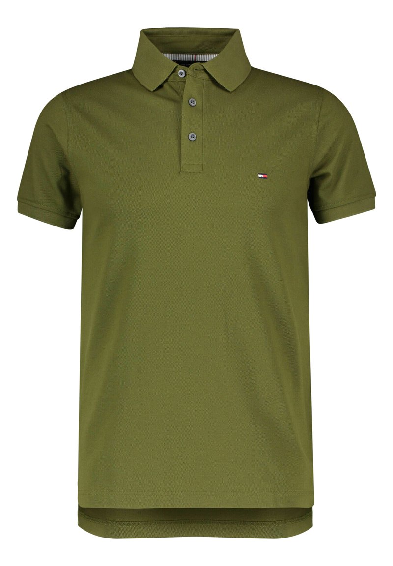 Tommy Hilfiger SLIM - Poloskjorter - olive