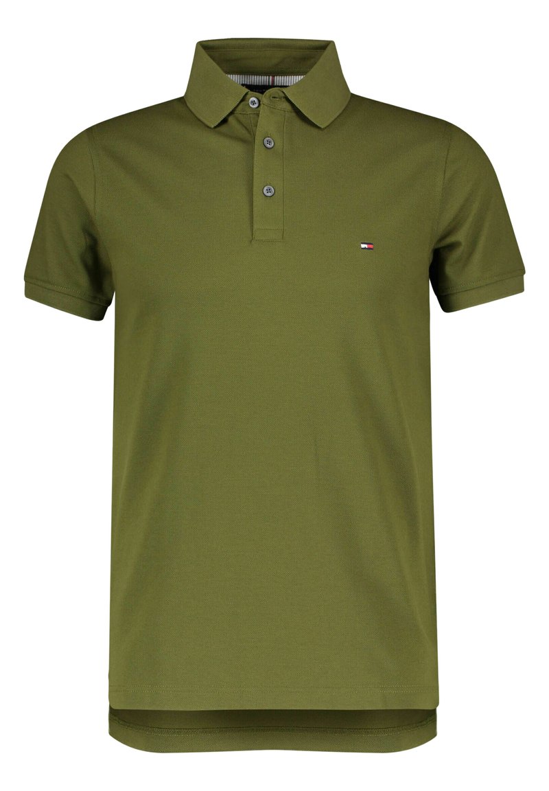 Tommy Hilfiger - SLIM  - Piké - olive, Förstora