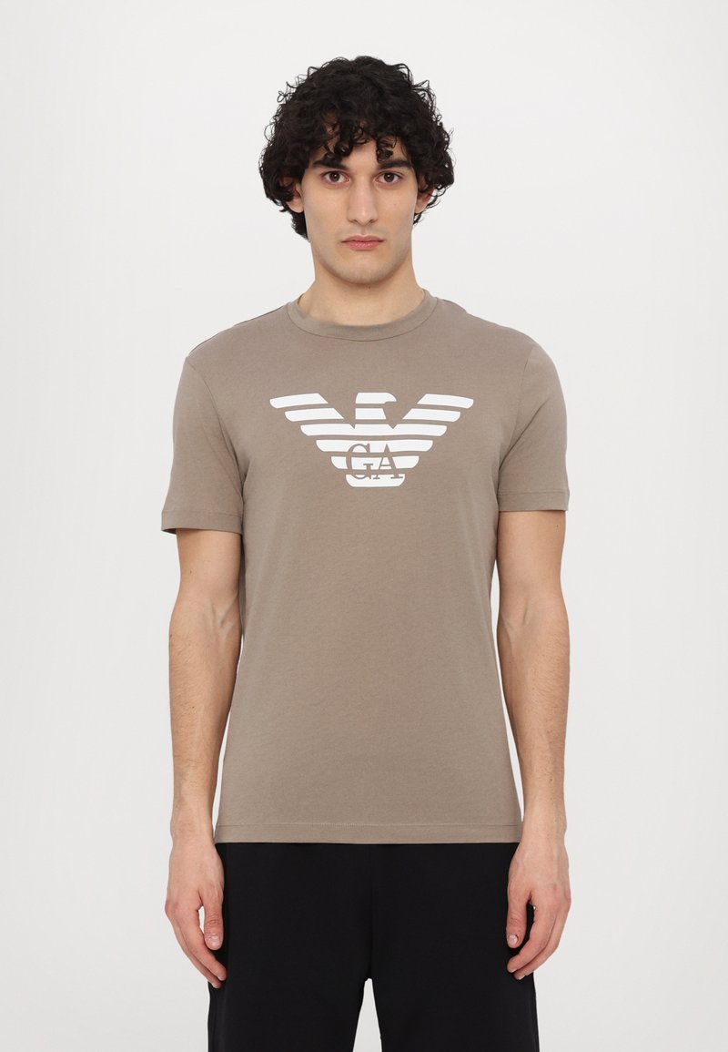 Emporio Armani - T-shirt imprimé - roasted cashew, Agrandir