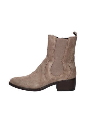 Cowboy/biker ankle boot - bruin