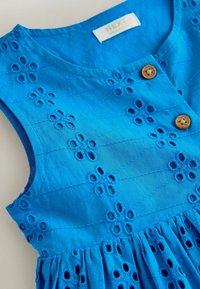Next REGULAR FIT SLEEVELESS POCKET  - Spijkerjurk - blue broderie