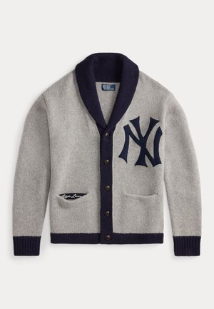 POLO RALPH LAUREN YANKEES CARDIGAN UNISEX - Adīta jaka - grey