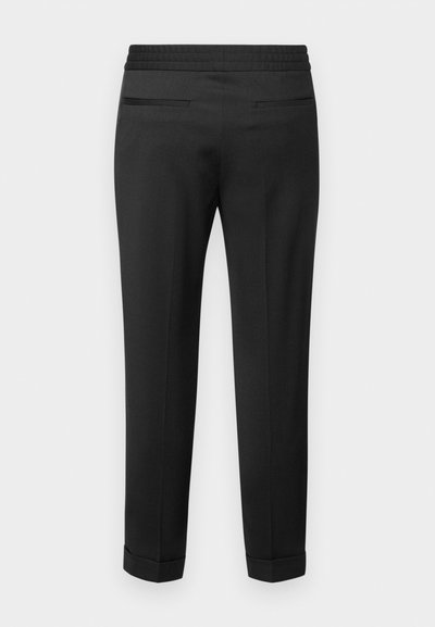 Filippa K TERRY CROPPED TROUSER - Hlače - green melange