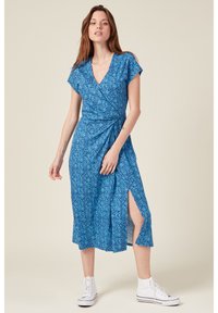 BONOBO Jeans GERADES DRAPIERTES - Freizeitkleid - bleu