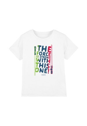 STAR WARS FORCE IS STRONG - Print T-shirt - white