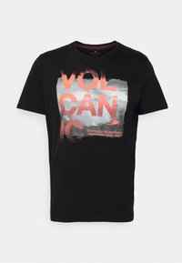 T-shirt estampada - black