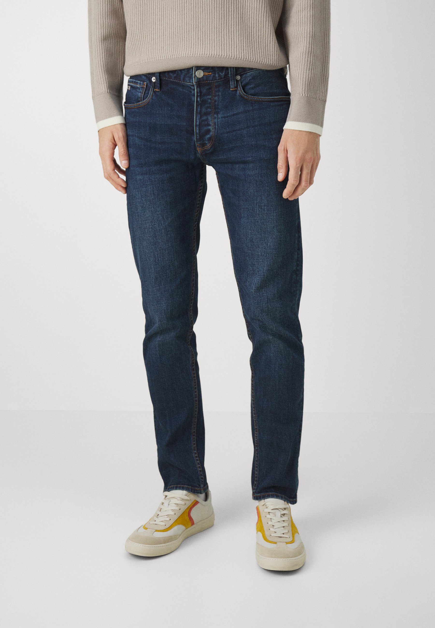 Emporio Armani Slim fit jeans - dark-blue denim - Zalando