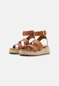 ONLY SHOES ONLMINERVA-1 - Espadrilky - cognac