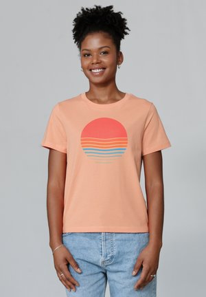 watapparel ABSTRACT 03 - T-Shirt print - fraiche peche