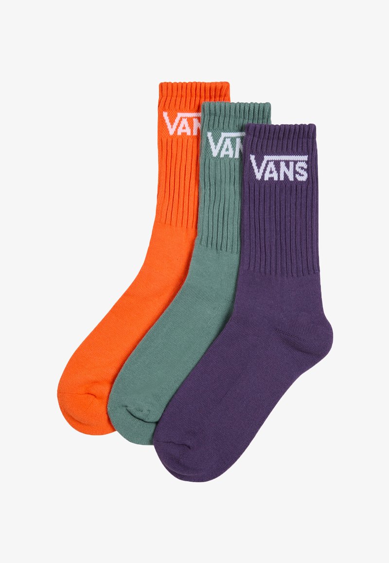 Vans 3 PACK CLASSIC VANS CREW - Calcetines - flame