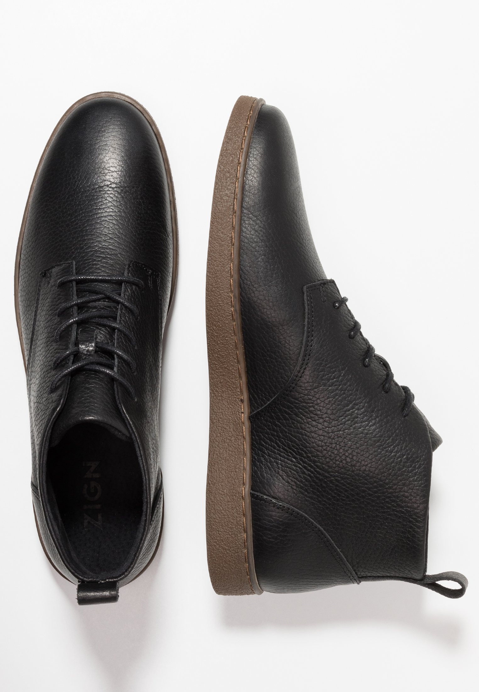 Zign LEATHER - Veterboots - black/zwart - Zalando.nl