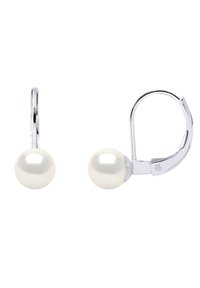 CHARLOTTE EARRINGS CULTURED PEARL 6-7 MM FINE SILVER 925/1000 AAA+ - Boucles d'oreilles - blanc nacré