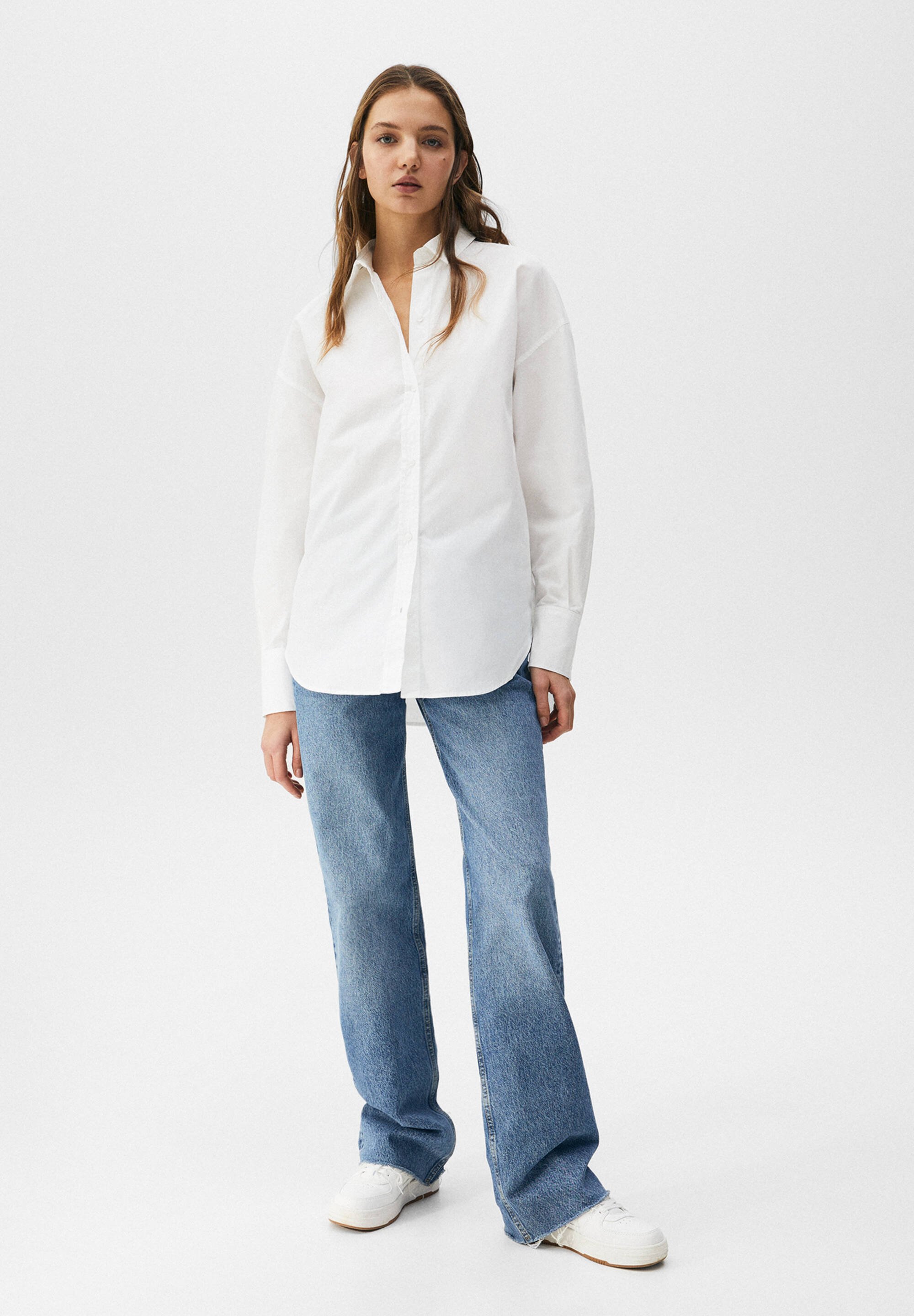 PULL\u0026BEAR Camicia - white/bianco - Zalando.it