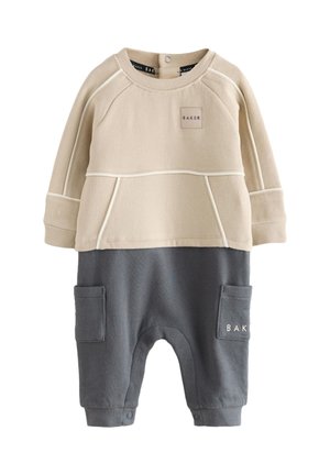 Baker by Ted Baker REGULAR FIT - PANEL ROMPER - Jumpsuit - stone/black