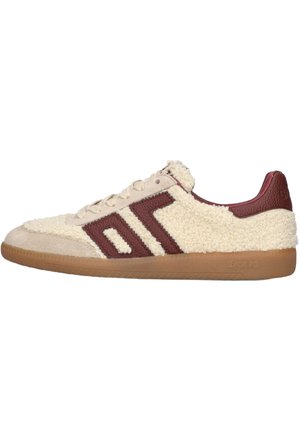 Sneakers laag - butter/red