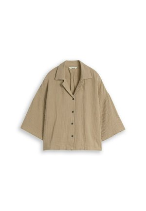 TOM TAILOR, Gombos blúz - silver olive