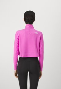 The North Face GLACIER CROPPED ¼ ZIP - Fleecegenser - violet crocus