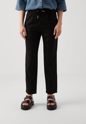 ONLCARO POPTRASH EASY - Trousers - black