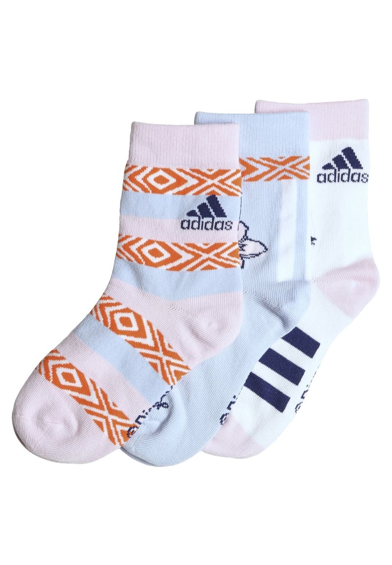 adidas Performance DISNEY MOANA 3 PAIRS Socken white/blue dawn