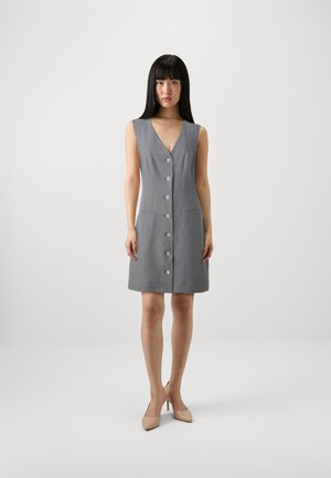 DORIS BUTTONED - Dienas kleita - cloudy grey heather