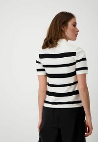 Monari Strickpullover - off-white ringel (103)