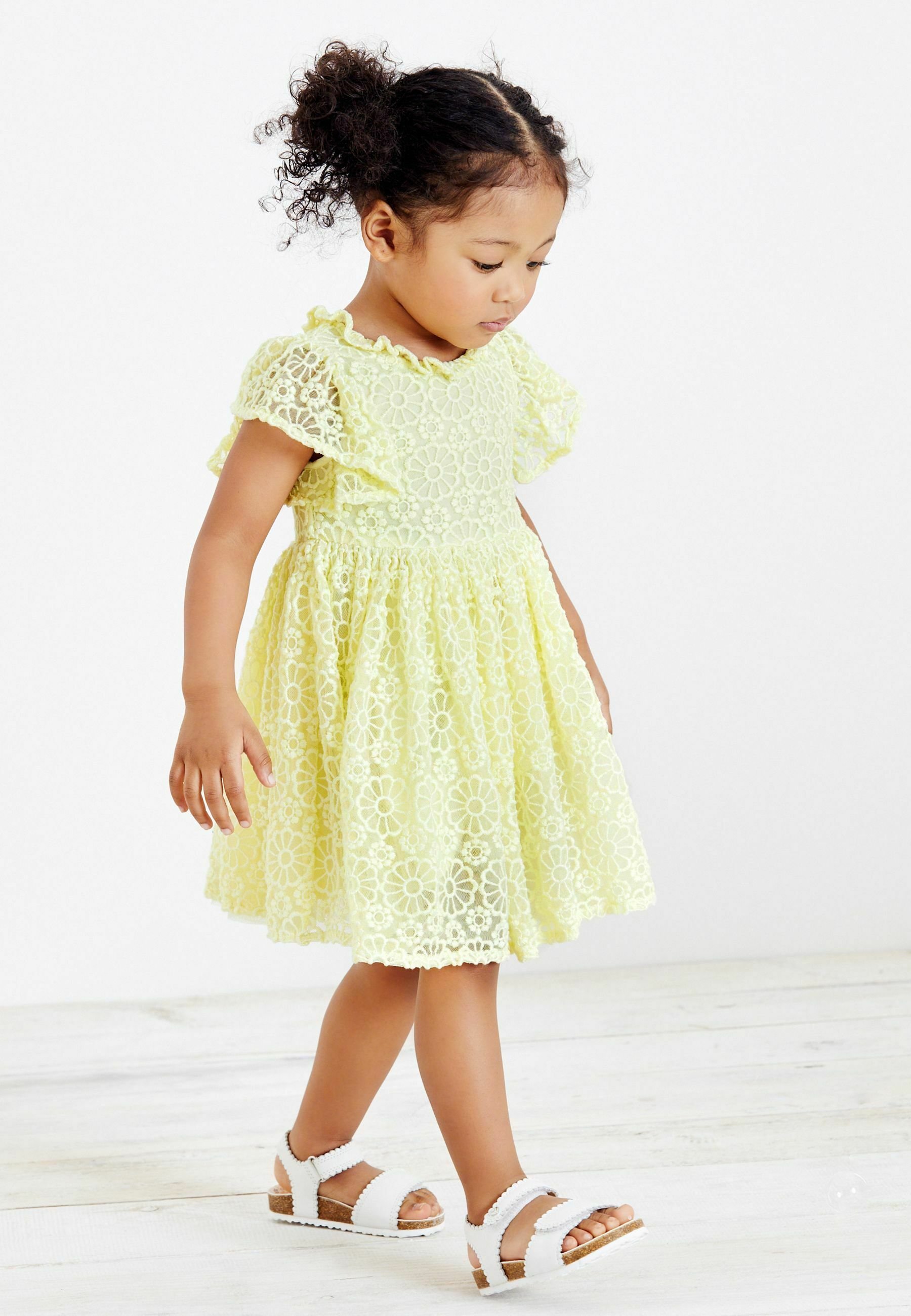 Next SHORT SLEEVE - Vestito elegante - yellow/giallo - Zalando.it