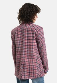 GANT REG HOUNDSTOOTH - Halflange jas - bright red