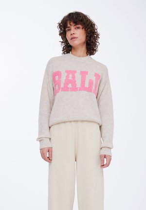 BASTACY PULLOVER - Striktrøje - blanc de blanc