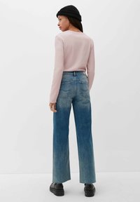 QS Langarmshirt - pfirsich