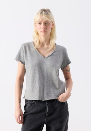 American Vintage SONOMA - Základné tričko - gris chine