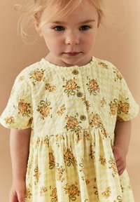 Next Nappali ruha - yellow floral gingham