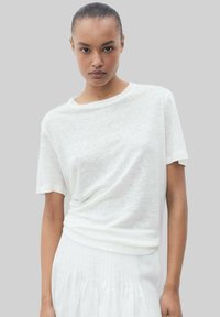 Mango SHORT SLEEVED - Tricou basic - off-white