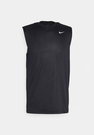 Nike Performance TEE RESET - Topper - black/matte silver