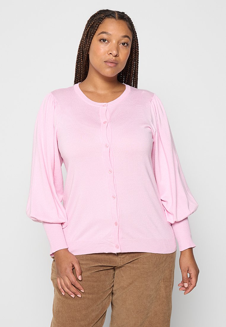 Kaffe Curve Vest donkerroze