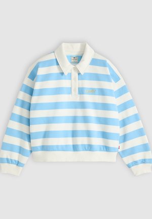 Levi's®, GR VINTAGE RUGBY FLEECE - Sweatshirt - stripe rugby arch logo alaskan blue