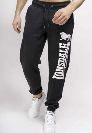 Lonsdale JOGGING PASSFORM OCKLE - Jogginghose - black