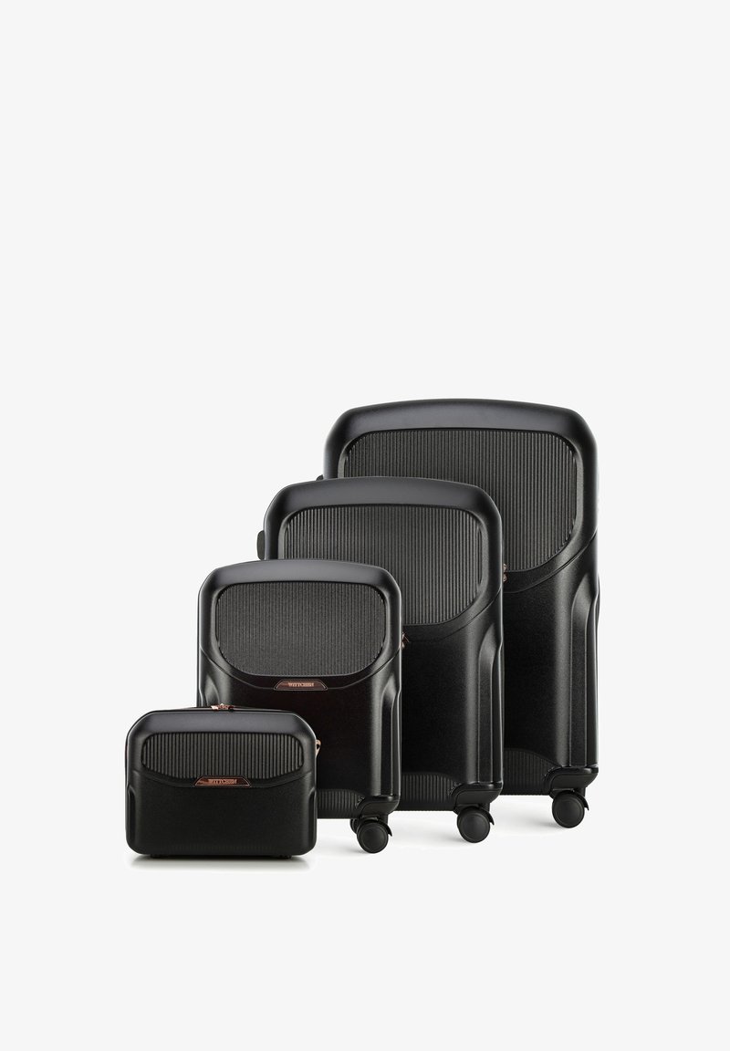 WITTCHEN LUGGAGE SET WITH WASH BAG FROM POLYCARBONATE - Kofferset - schwarz