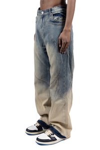 FAVELA Bootcut-farkut - wash blue