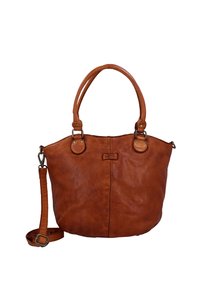 DIONE - Handväska - cognac