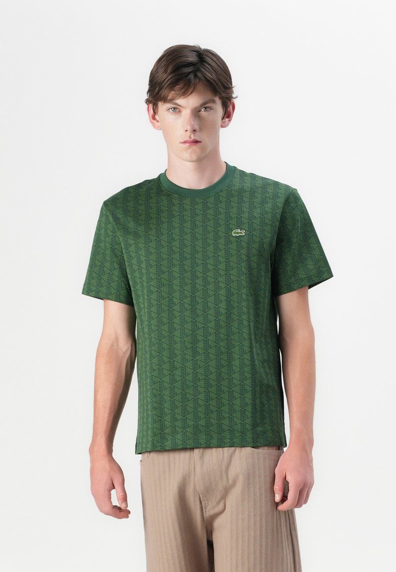 Lacoste Tricou cu imprimeu - green/sinople