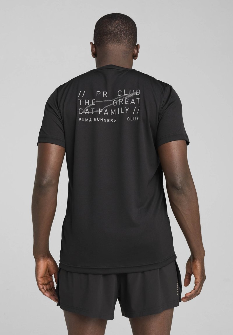 Puma LAUFT MIT GRAFIK - Camiseta deportiva - black