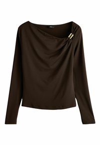 Unselected, chocolate brown